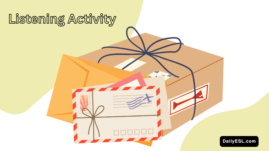 Post Office and Stamps - Envelopes and a package