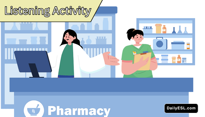 Pharmacy counter